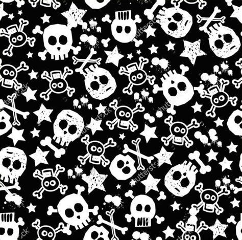 Skull Pattern Vector At Vectorified Collection Of Skull Pattern