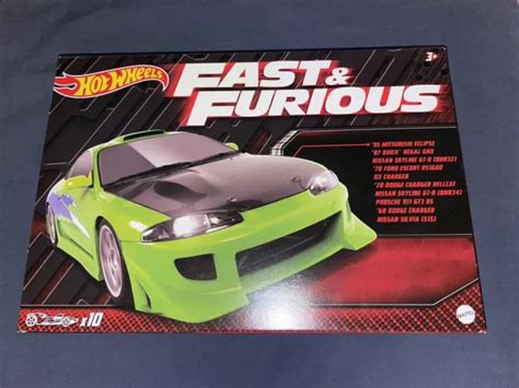 2023 HOT WHEELS Fast And Furious Box Set Fast Furious 10 Car Box Set