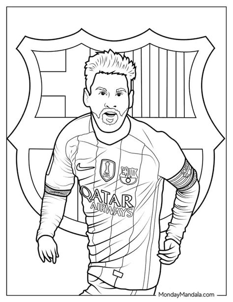 20 Lionel Messi Coloring Pages Free PDF Printables Football