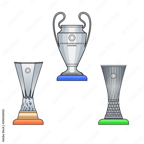 Vector Graphic Illustration Of Champions League Trophy,, 53% OFF