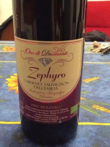 2016 Oro Di Diamanti Zephyro Cabernet Sauvignon Vivino US