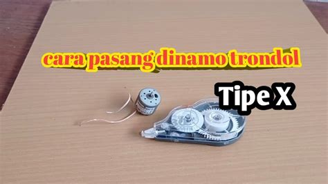 CARA PASANG DINAMO TRONDOL TIPE X Modifikasi Trondol Lampu Led Rgb