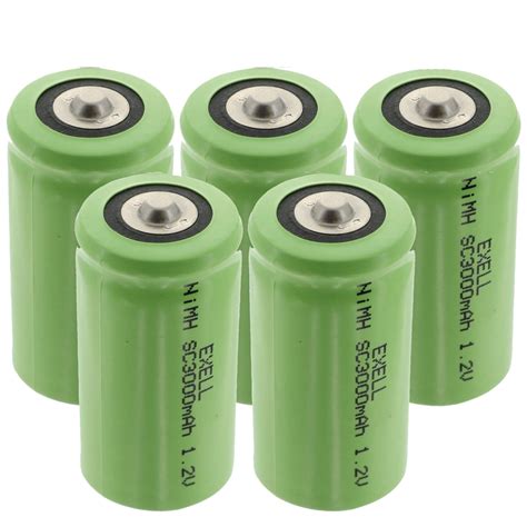 X Exell V Mah Nimh Subc Size Rechargeable Button Top Batteries