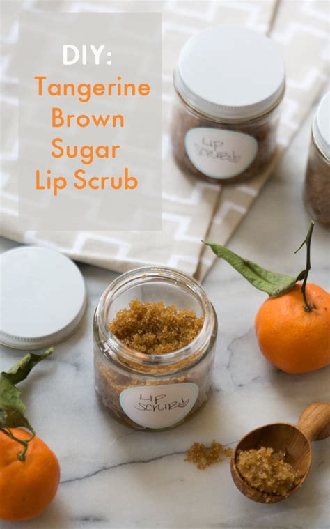 Diy Tangerine Brown Sugar Lip Scrub A Cozy Kitchen