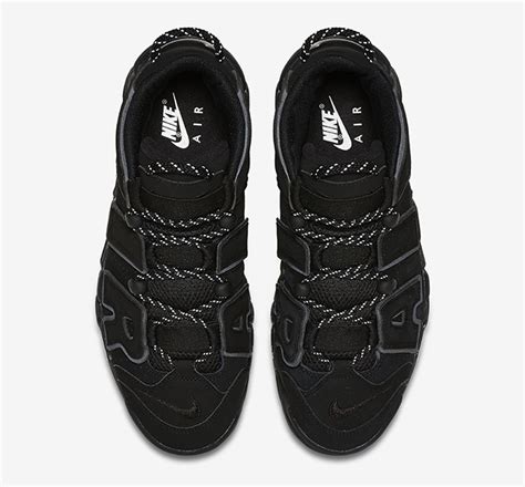 Nike Air More Uptempo Triple Black WAVE