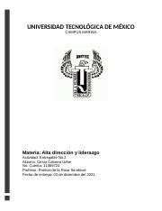 Entregable Cesar Cabrera Uribe Docx Universidad Tecnol Gica De