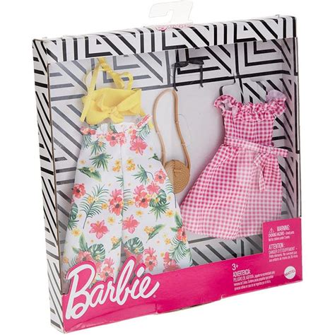 Barbie Fashions Pack Clothing Set Outfits Doll Include Floral Wide