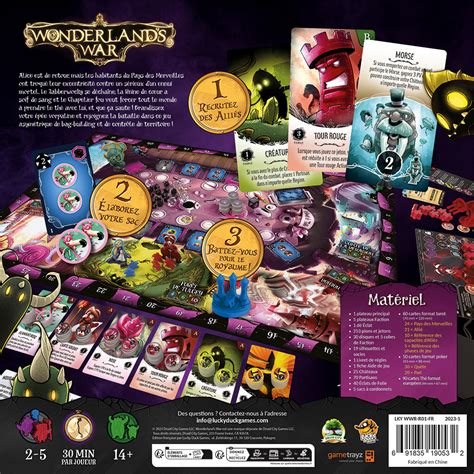 Wonderland's War - WONDERLAND'S WAR - BASE GAME (FRENCH)