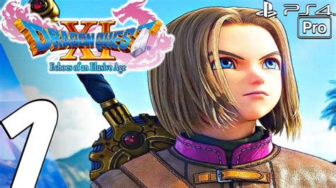 DRAGON QUEST XI English Walkthrough Part 1 Prologue Full Game PS4