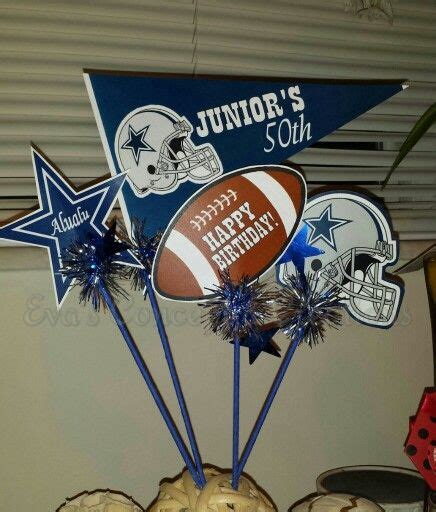 Dallas Cowboys Centerpiecesplease Check Our Fb Page At Evas Concept