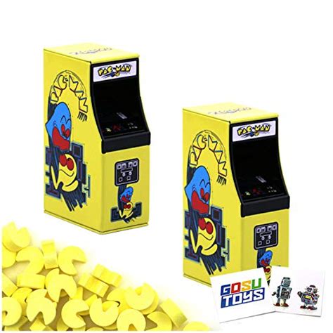 Pac Man Arcade Tin Candy 2 Pack Strawberry Flavor T Stuffer With 2