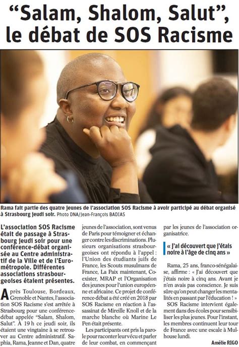 La Revue De Presse Antiraciste De Janvier Sos Racisme