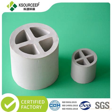 Ceramic Cross Partition Ring For Slip Casting Tower Packing Ceramic