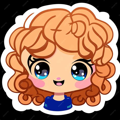 Premium Vector Cute Princess Chibi Girl Hand Drawn Cartoon Sticker Icon Concept Isolated