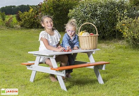 Table De Pique Nique Pour Enfants En Bois Picnic Trigano