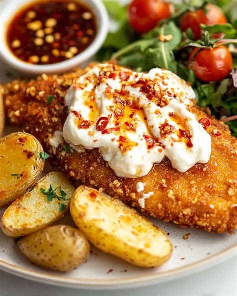 Crispy Hot Honey Feta Chicken Recipe Yumyy