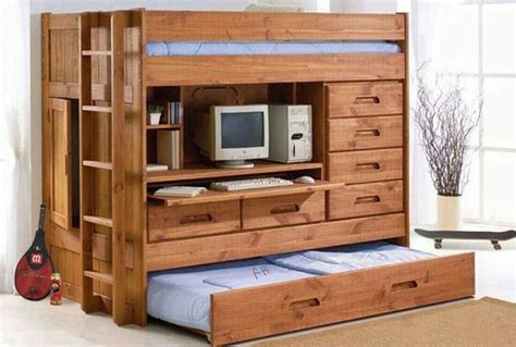 Bunk Bed Computer Desk Ideas On Foter