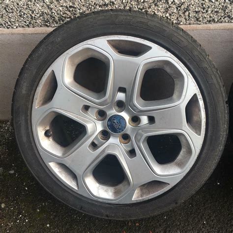 4 X 18 Genuine Ford Mondeo Titanium Focus ST Alloys Tyres In