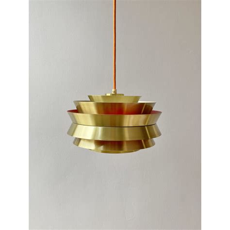 Vintage Pendant Lamp Trava By Carl Thore For Granhaga Metalindustri