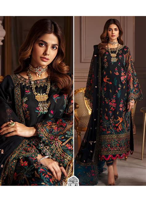 Aadab Georgette Wholesale Pakistani Suits Pieces Catalog Catalog