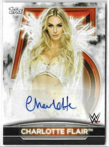 Topps Wwe Women S Division Th Anniversary Charlotte Flair