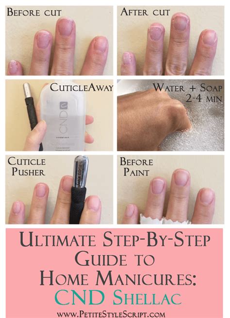 Ultimate Step By Step Guide To Home Manicures With Cnd Shellac Petite