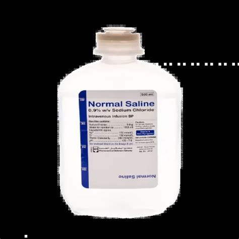 Normal Saline 500ml Intravenous Fluid Preparations EPharma