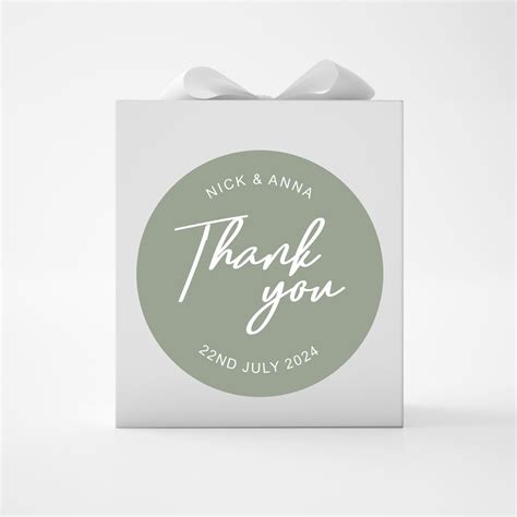 Wedding Thank You Stickers Favor Stickers Wedding Favours Stickers For