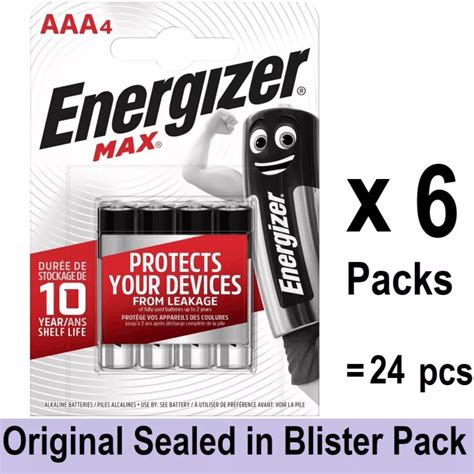 Energizer AAA Batteries 24 Pcs Energizer MAX AAA Alkaline Battery