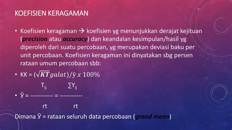 Rumus Koefisien Keragaman Ilmu