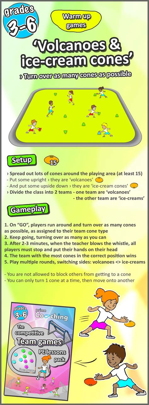 Try These 8 Super Fun Warm Up Pe Games For Your Sport Lessons Great For Grades 3 6 And Easy To