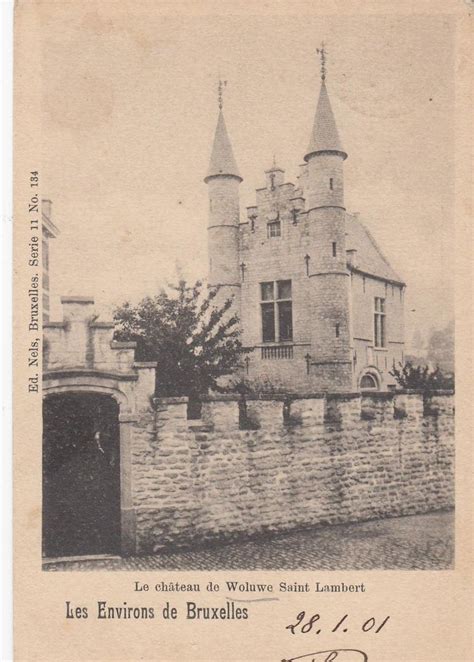 Woluwe Saint Lambert Le Chateau De Woluwe Carte Postale