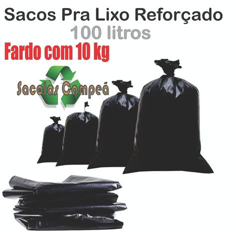 Sacos Pra Lixo Refor Ado Litros