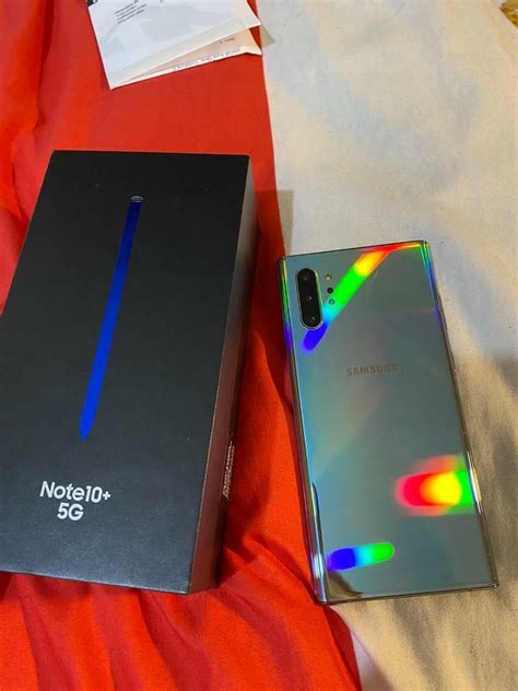 Samsung Galaxy Note 10 Plus 5g 256gb 12gb Ram Unlocked Auora Glow