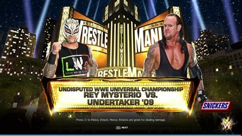 WWE 2K24 Rey Mysterio Vs Undertaker No Disqualification Match