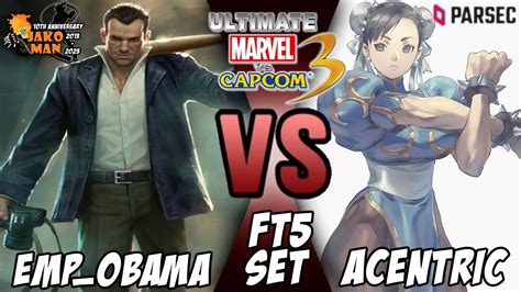 UMVC3 Parsec FT5 Set EMP Obama VS Acentric YouTube