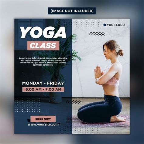 Premium Psd Yoga Social Media Post Template Yoga Poster Design Yoga Flyer Social Media