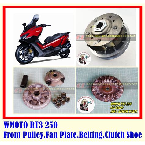 Wmoto Rt Original Belting Cvt Parts Belt Front Pulley Fan Pulley