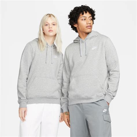 Nike Sportswear Club Fleece Hoodie Heather Gray Dq5793 063