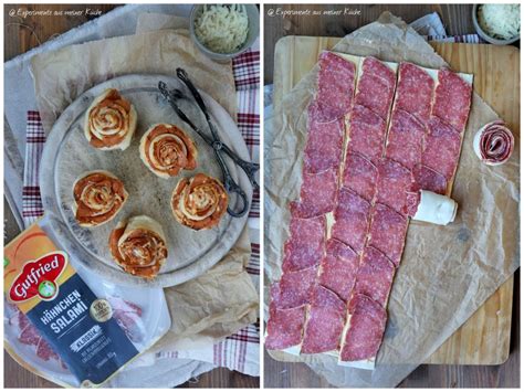 Salami Blätterteig Rosen Experimente Aus Meiner Küche