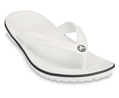 Crocband White Unisex Flip Crocs™ India