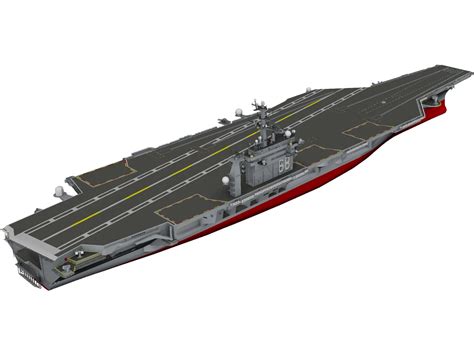 USS Gerald R. Ford 3D Model - 3DCADBrowser