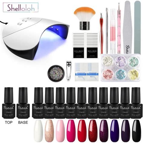 W Uv Led Lampe Pc Vernis Gel Semi Permanent Gel Base Coat Top Coat