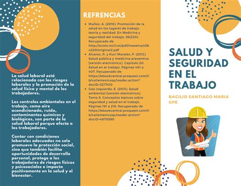 A Mgbs Actividad Salud Y Seguridad En El Trabajo Tr Ptico De