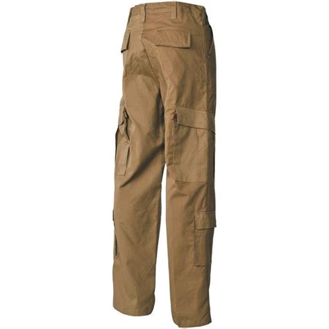 Mfh Acu Combat Trousers Ripstop Coyote Tan