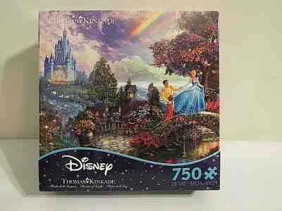 Thomas Kinkade Disney Dreams Cinderella Wishes Upon A Dream Puzzle