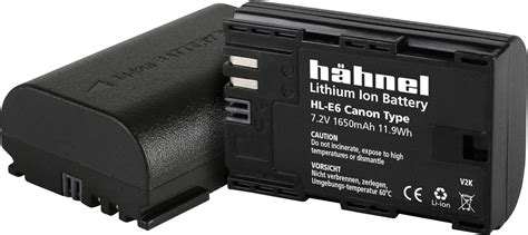 Hähnel Fototechnik HL E6 Batterie pour appareil photo Remplace l accu d