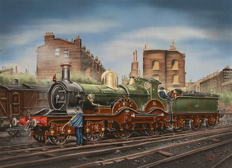 My Latest Digital Artwork Gwr Armstrong Class 4 4 0 No16 Brunel