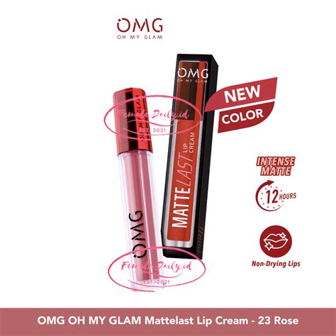 Jual Omg Oh My Glam Matte Kiss Lip Cream Gr Mattelast Lipcream Omg