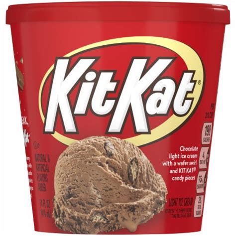 Kit Kat Light Ice Cream Pint 14 Oz QFC